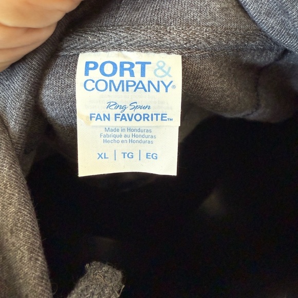 Port & Co. Ring Spun NWOT JEEP Hoodie Unisex/Men's Sz XL Gray With Multi Color - Picture 3 of 5